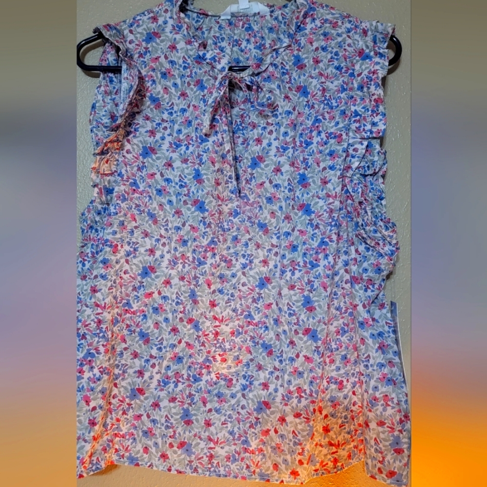 BB Dakota Ditsy Top NWT Large